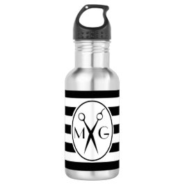 Botella De Agua Scissor la peluquería de caballeros del estilista