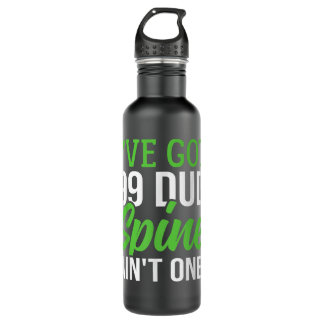 Botella De Agua Scoliosis Survivor Spinal Injury Ribbon Scoliosis