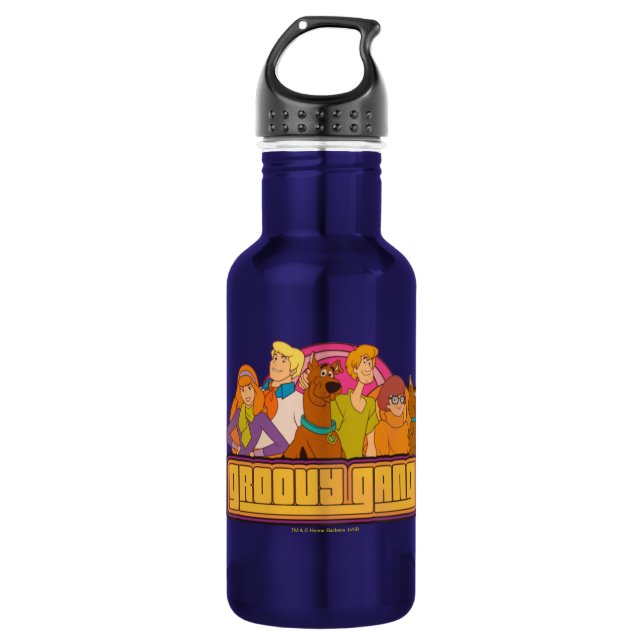 Botella De Agua Scooby-Doo | Gráfico retro Personalizado "Groovy G (Anverso)