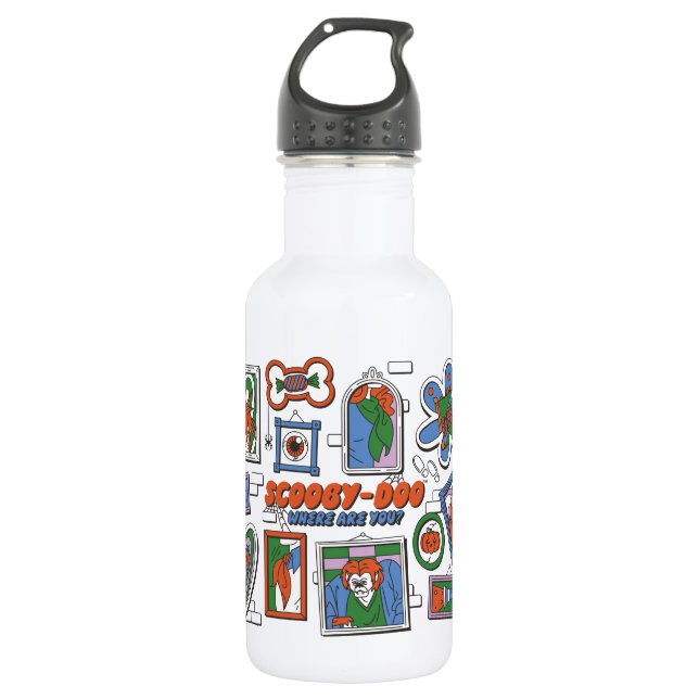 Botella De Agua Scooby-Doo Wall of Halloween Picture Frames (Anverso)