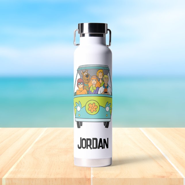 Botella De Agua Scooby-Doo y la máscara de misterio de pandillas | (Subido por el creador)