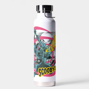 Botella De Agua Scooby-Doo Zoinks Punk Guitar Gráfico