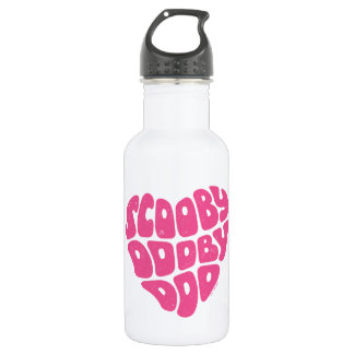 Botella De Agua Scooby Dooby Doo Heart