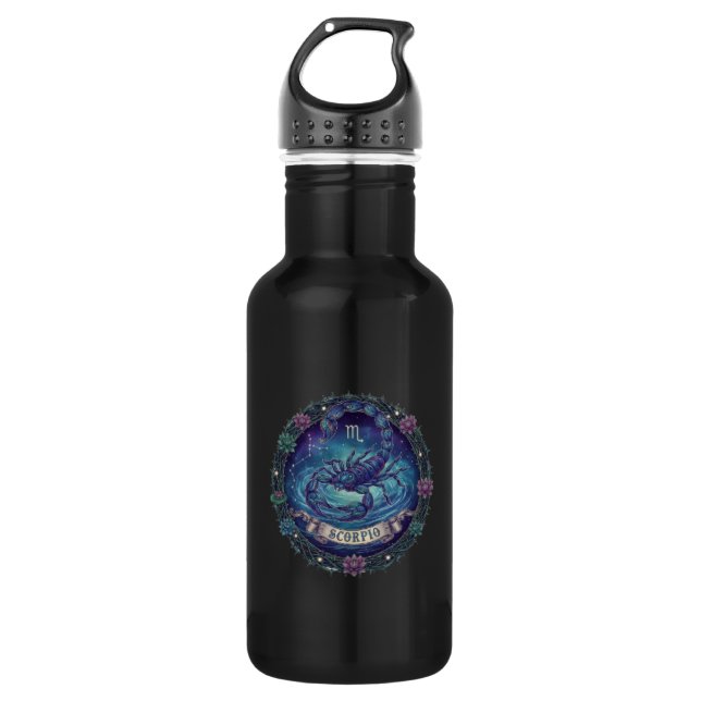 Botella De Agua Scorpio Zodiac Water Bottle (Anverso)