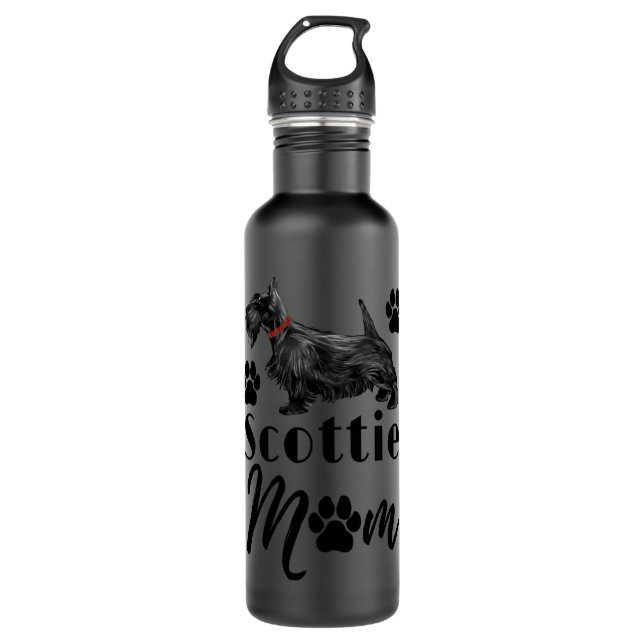 Botella De Agua Scottish Terrier Scottie Dog Mom   (Anverso)