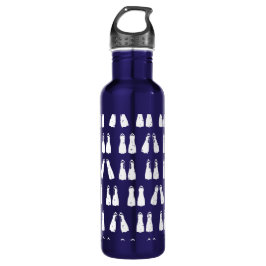 Botella De Agua Scuba Buceo Fins Divertido Patrón Gráfico Diver
