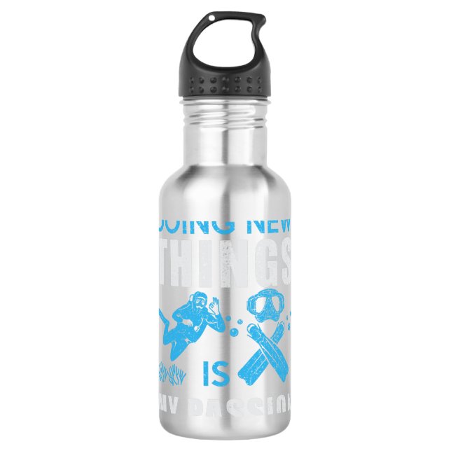 Botella De Agua Scuba Diving Diver Dive Funny Dive Slogan (Anverso)