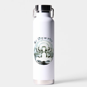 Botella De Agua Sé como agua todos los días zen