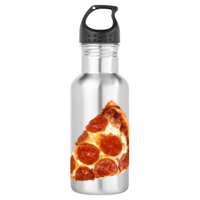 Botella De Agua Se derritió la porción de pizza de chile de Slippe (Anverso)
