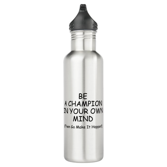 Botella De Agua Sé Un Campeón En Tu Mente (Derecha)