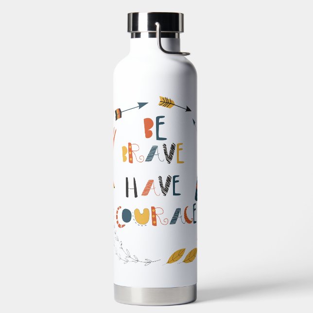 Botella De Agua Sé valiente tienes valor Fox (Izquierda)