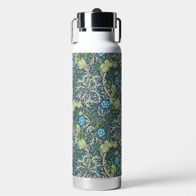 Botella De Agua Seaweed, William Morris (Frente)