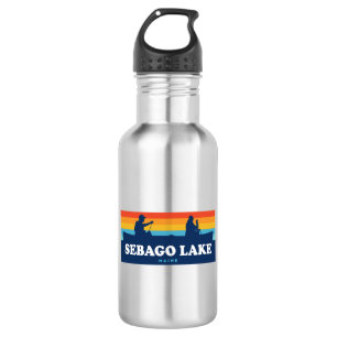 Botella De Agua Sebago Lake Maine Canoe