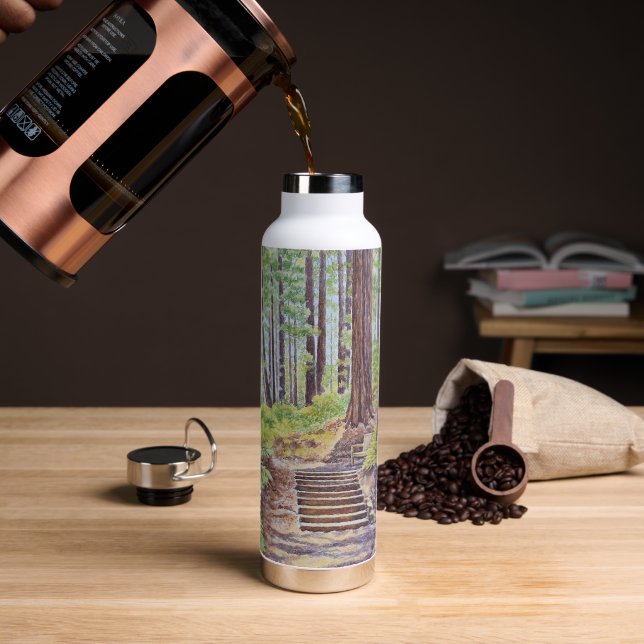 Botella De Agua Secuoyas de California (Café)