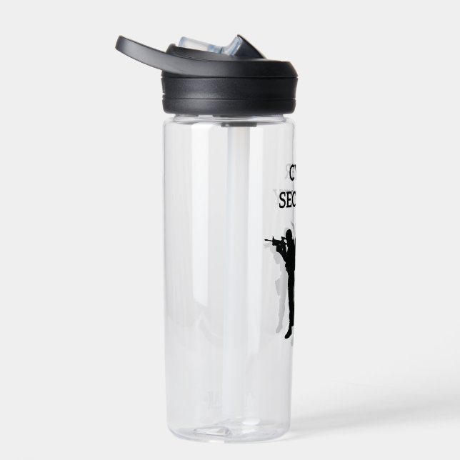 Botella De Agua Seguridad de TI: Escuadrón de Defensa Digital (Derecho)