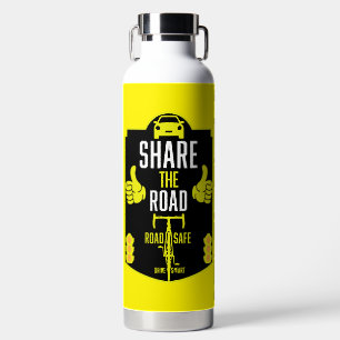 Botella De Agua Seguridad vial en bicicleta
