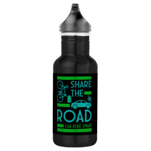 Botella De Agua Seguridad vial en bicicleta