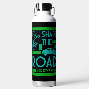 Botella De Agua Seguridad vial en bicicleta