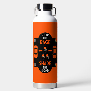 Botella De Agua Seguridad vial en bicicleta
