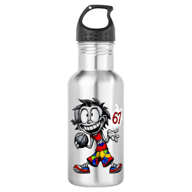 Botella De Agua ¡Seis siete! Meme (Anverso)