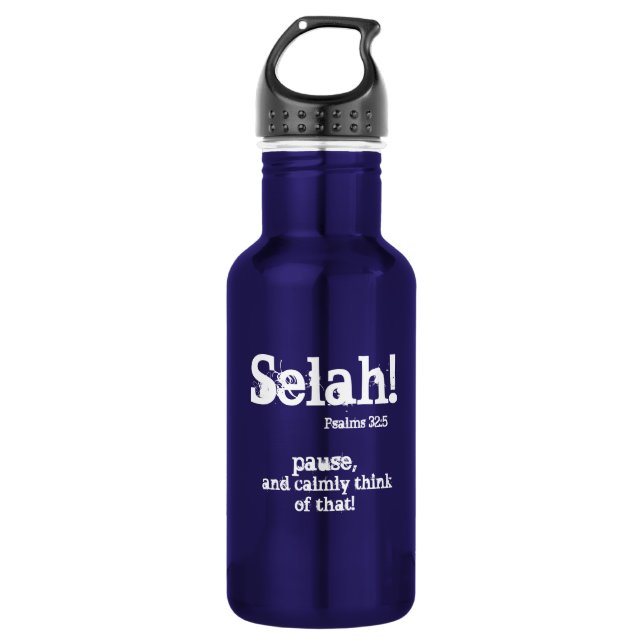 Botella De Agua ¡Selah! (Anverso)