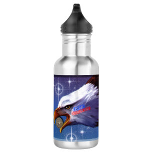 Botella De Agua sello de USMC American Eagle United States Marine