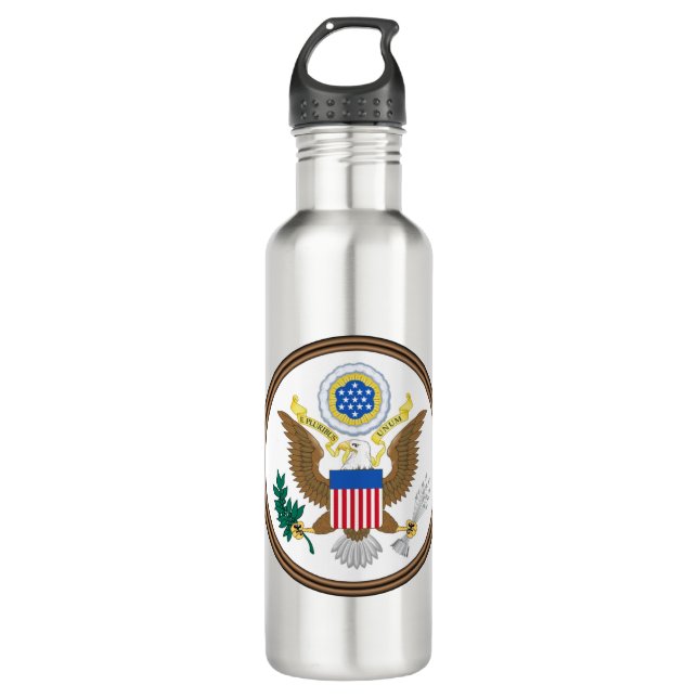 Botella De Agua sello grande de estados unidos (Anverso)