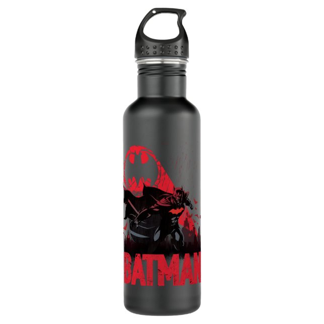 Botella De Agua Señal Batman Crimson Bat (Anverso)