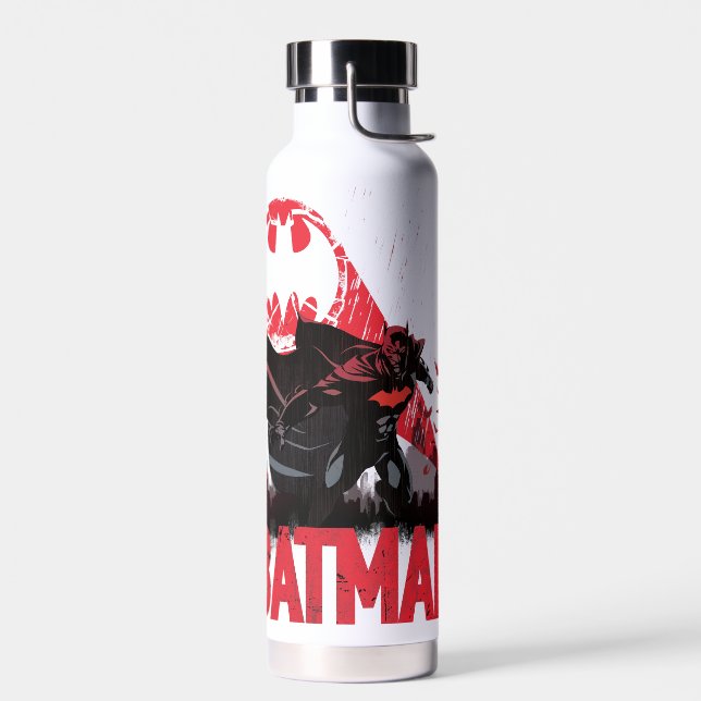 Botella De Agua Señal de Murciélago Carmesí de Batman (Izquierdo)
