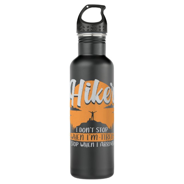 Botella De Agua Senderismo Senderismo Montañismo Al Aire Libre 680 (Anverso)