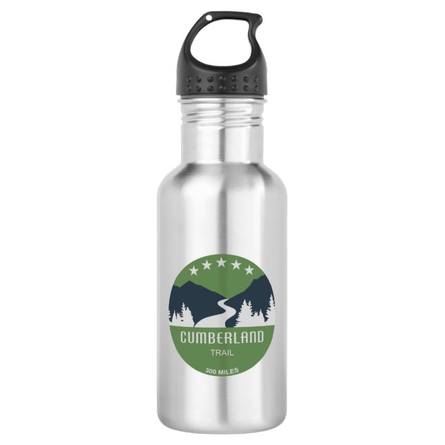 Botella De Agua Sendero de Cumberland Tennessee (Anverso)