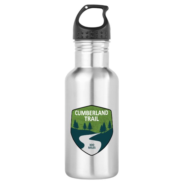 Botella De Agua Sendero de Cumberland Tennessee (Anverso)
