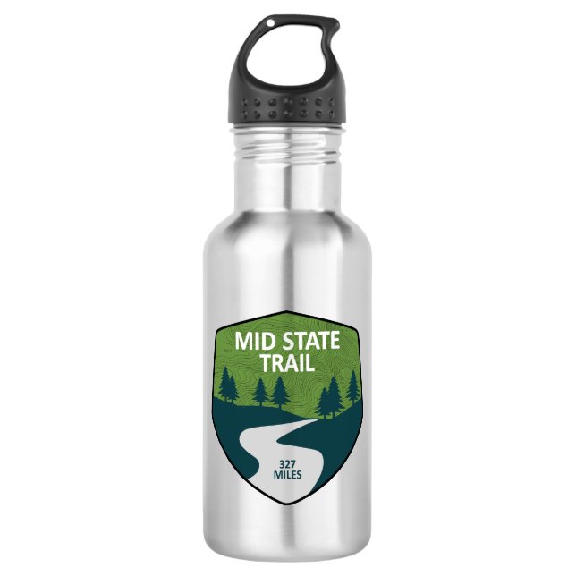 Botella De Agua Sendero de Mid State Pennsylvania (Anverso)