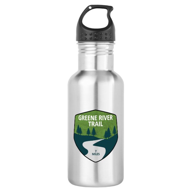 Botella De Agua Sendero Greene River Pennsylvania (Anverso)