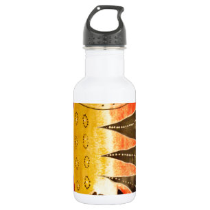 Botella De Agua Sensación a rayas Tigre Barb Fish Art Imprimir