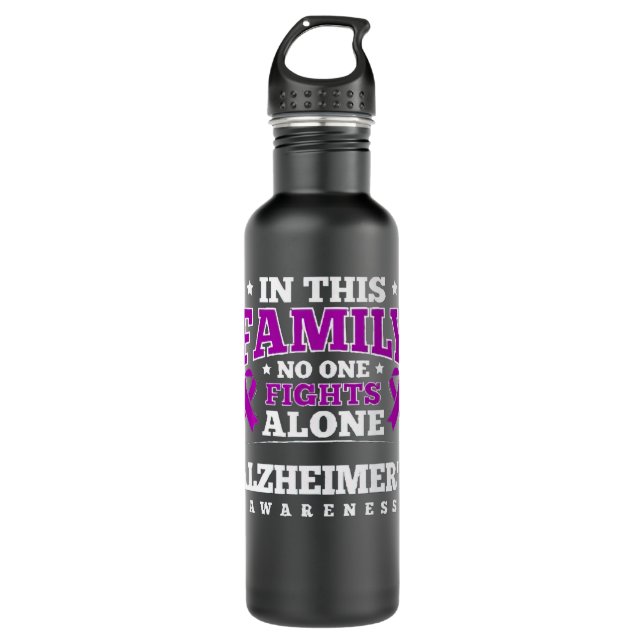 Botella De Agua Sensibilización Dementia Sobreviviente de Alzheime (Anverso)