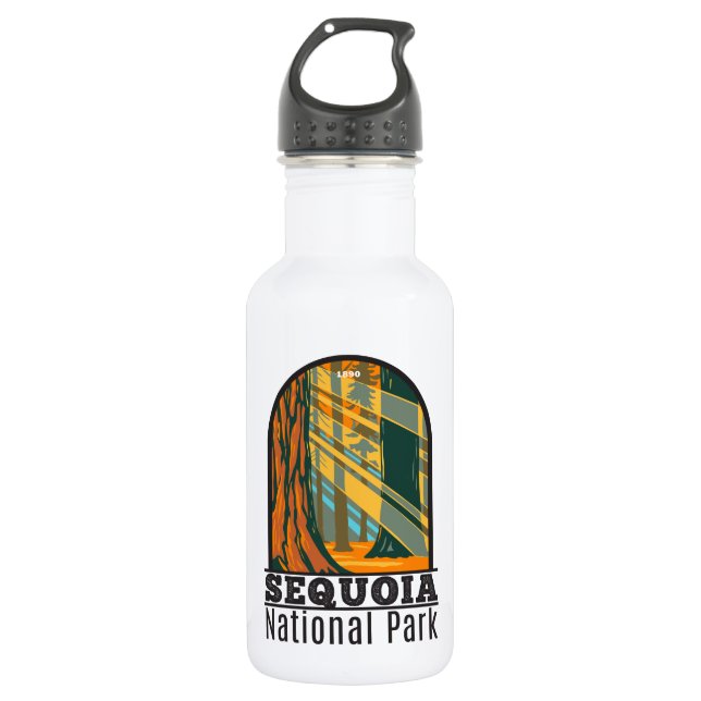 Botella De Agua Sequoia National Park Giant Sequoia Trees (Anverso)