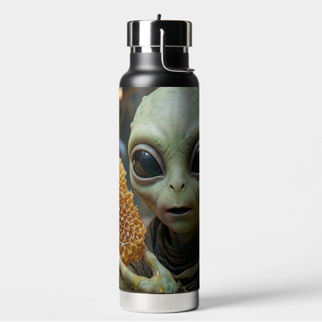 Botella De Agua Ser extraterrestre con panal de miel (Izquierda)