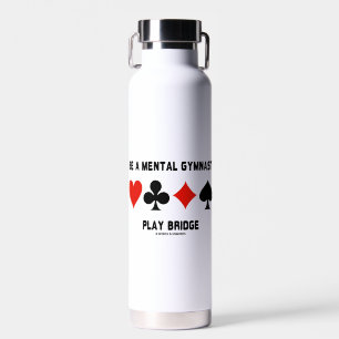 Botella De Agua Ser un juego de gimnasia mental Puente de cuatro j