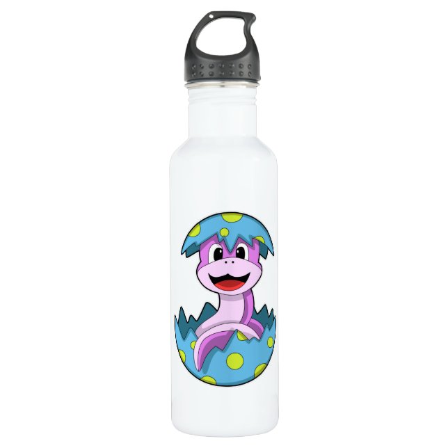Botella De Agua Serpiente con cáscara de huevo (Anverso)