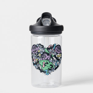 Botella De Agua Sésamo Conde von Count Doodle Heart