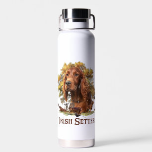 Botella De Agua Setter irlandés - Perro de pájaro ultravioleta