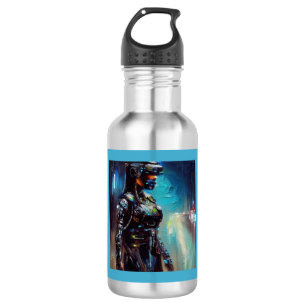 Botella De Agua SF - Cyberpunk Hero 2