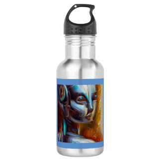 Botella De Agua SF - Héroe de Inteligencia Artificial 3