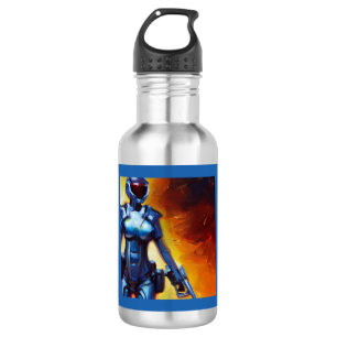Botella De Agua SF - Héroe militar 1