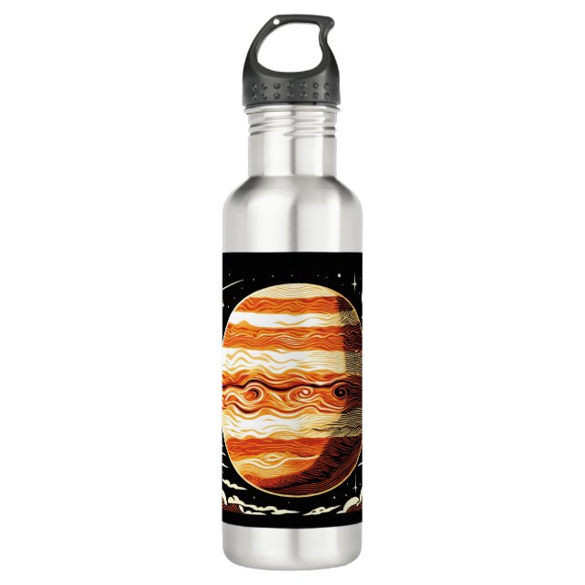 Botella De Agua SF Jupiter Woodcut 3 (Anverso)