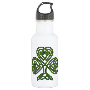 Botella De Agua Shamrock celta - Día de St Patricks