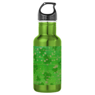 Botella De Agua Shamrock dorado