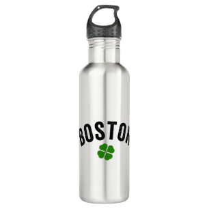 Botella De Agua Shamrock irlandés en Boston