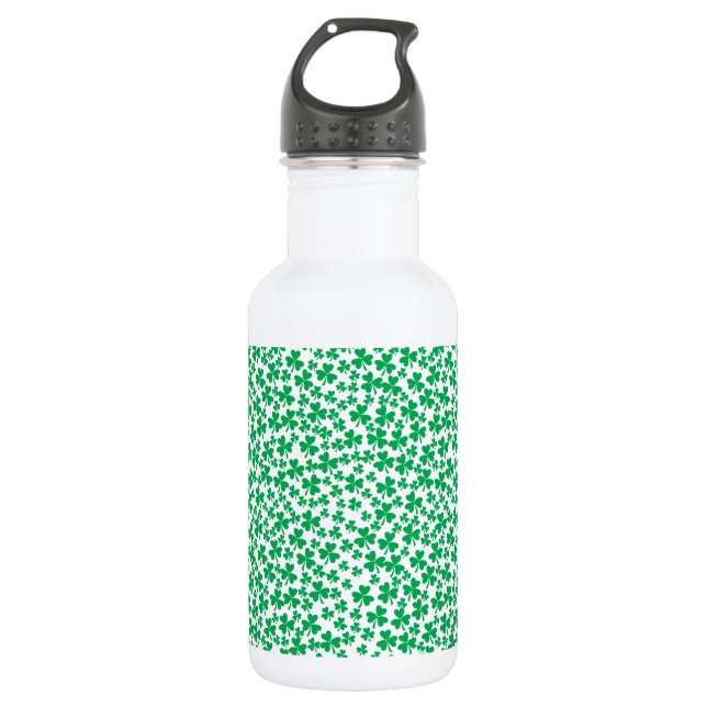 Botella De Agua Shamrock para el Día de San Patricio (Anverso)